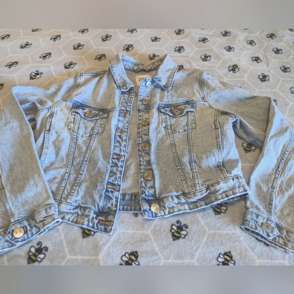 Zara Light Wash Denim Jacket